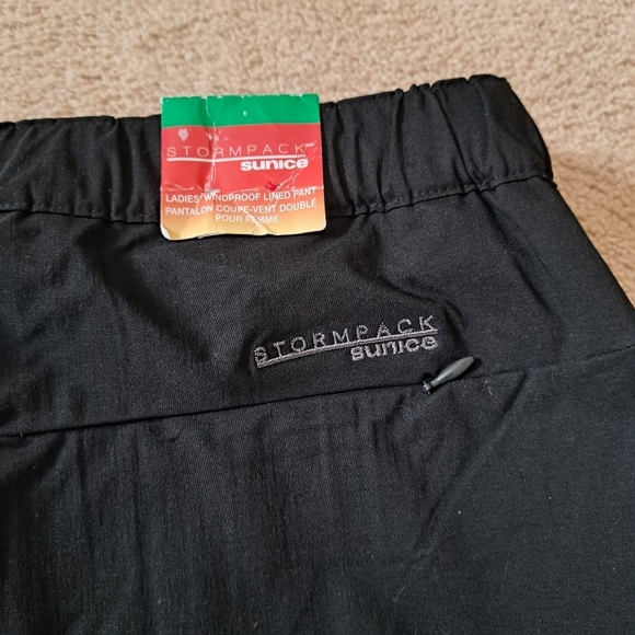 Sunice Stormpack Ladies Windproof Lined Pants Black Womens XL - Picture 13 of 16